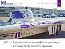 Tablet Screenshot of nusolar.org